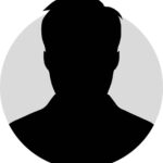 Headshot silhouette of a man.